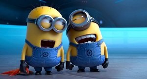 laughing minions