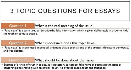 examples of starting an essay with a question